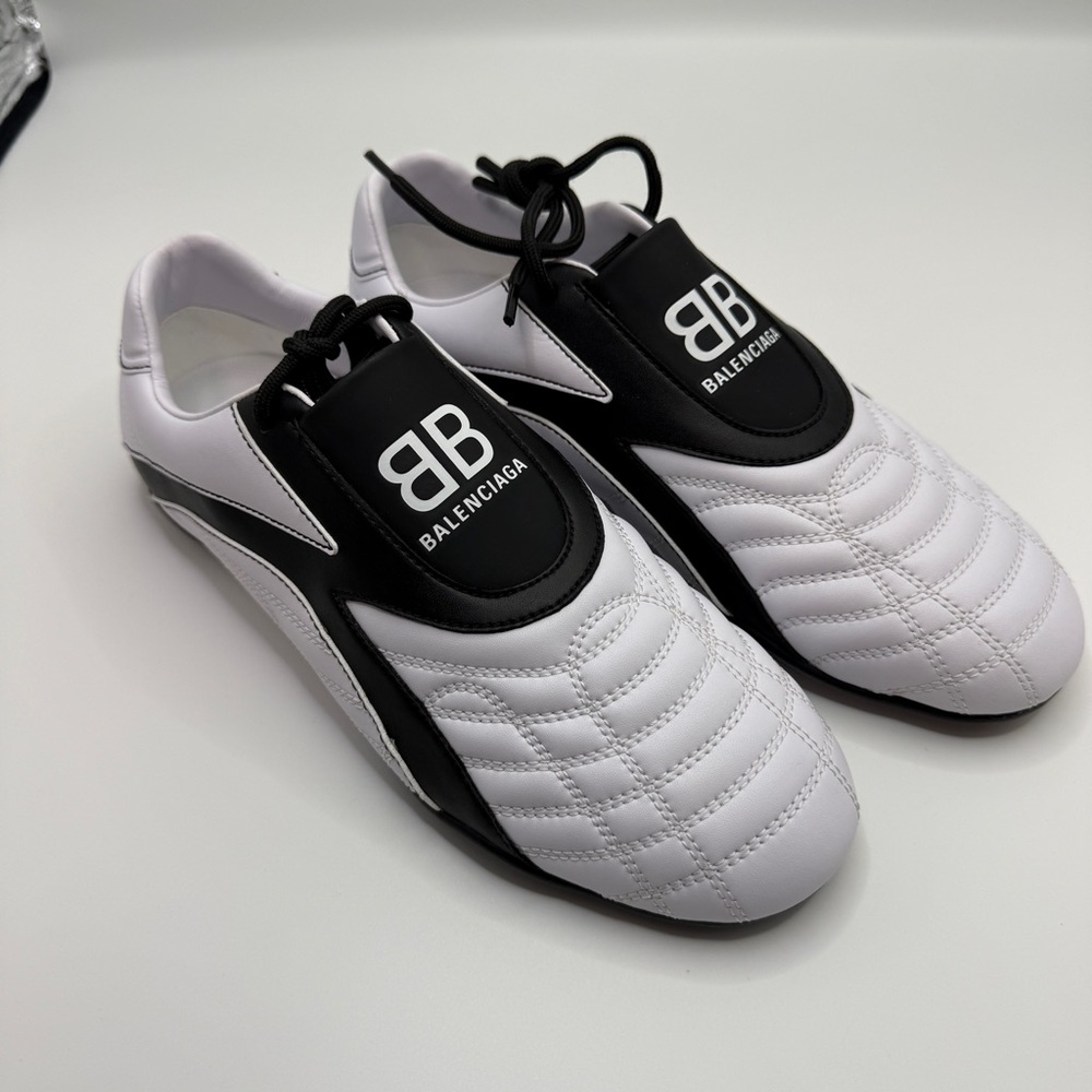 NEW Balenciaga Zen Sneaker White Black W size 38